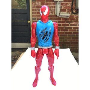 Marvel Spiderman Titan Hero Series Scarlet Spider Figure, 12" Tall From 2016